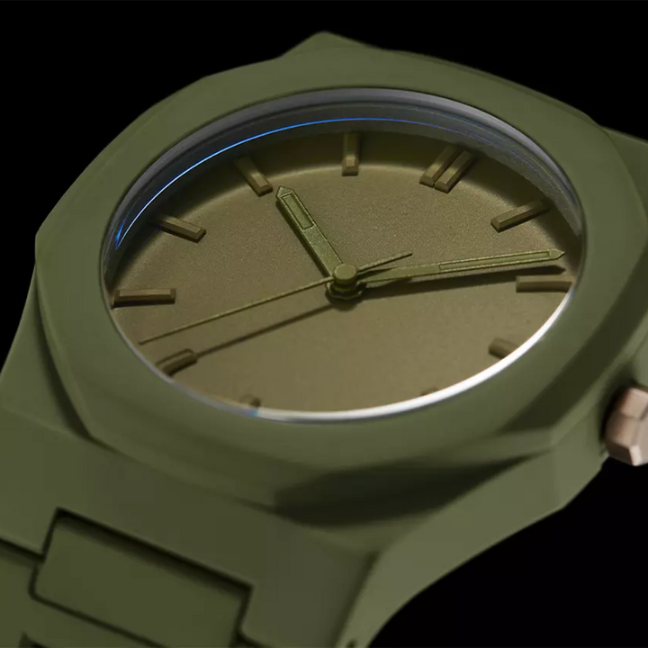 Relógio Masculino Minimalista | Verde Militar