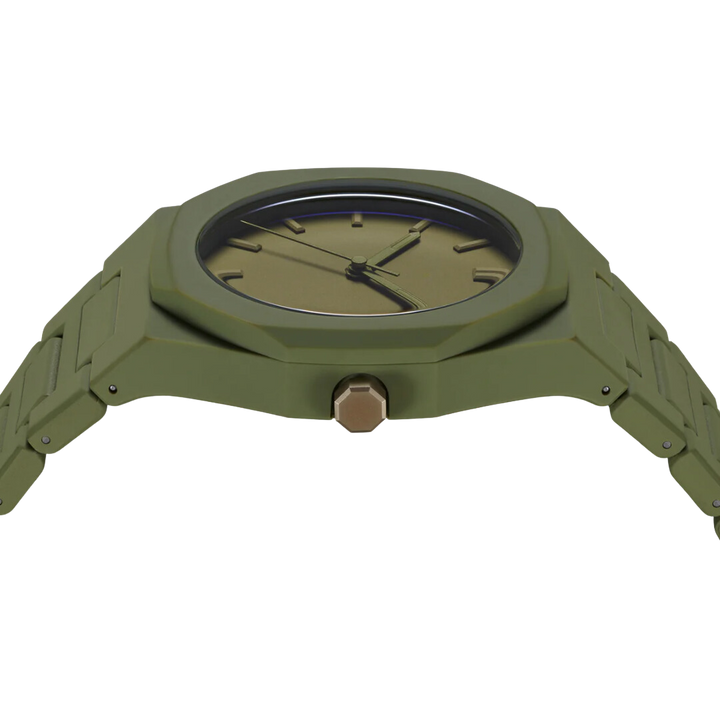 Relógio Masculino Minimalista | Verde Militar