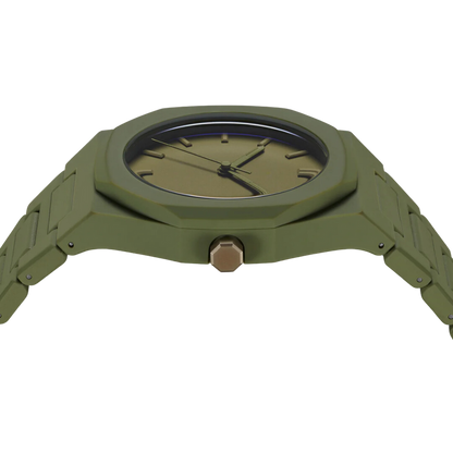 Relógio Masculino Minimalista | Verde Militar