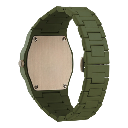 Relógio Masculino Minimalista | Verde Militar